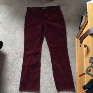 Corduroy flare pants